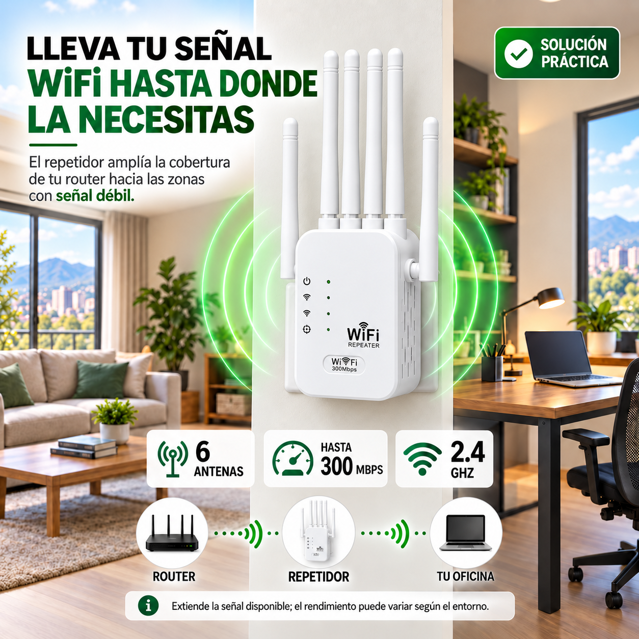📶✨ ¡ADIÓS AL WiFi DÉBIL! SEÑAL FUERTE EN TODO TU HOGAR 🏠⚡