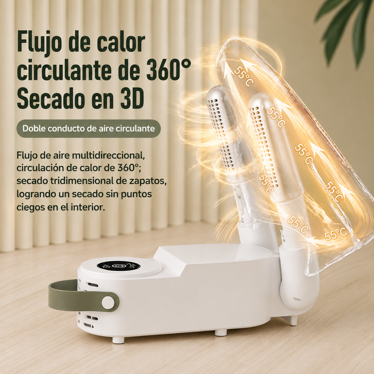 DryBoot 360° – Secador Eléctrico de Zapatos + Crema limpiadora GRATIS