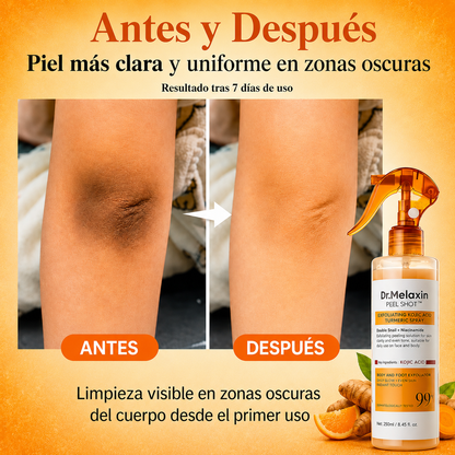 Exfoliante Corporal Revitalizante con Ácido Kójico y Cúrcuma