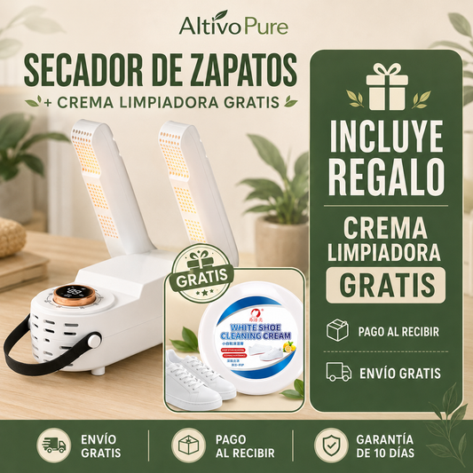 DryBoot 360° – Secador Eléctrico de Zapatos + Crema limpiadora GRATIS