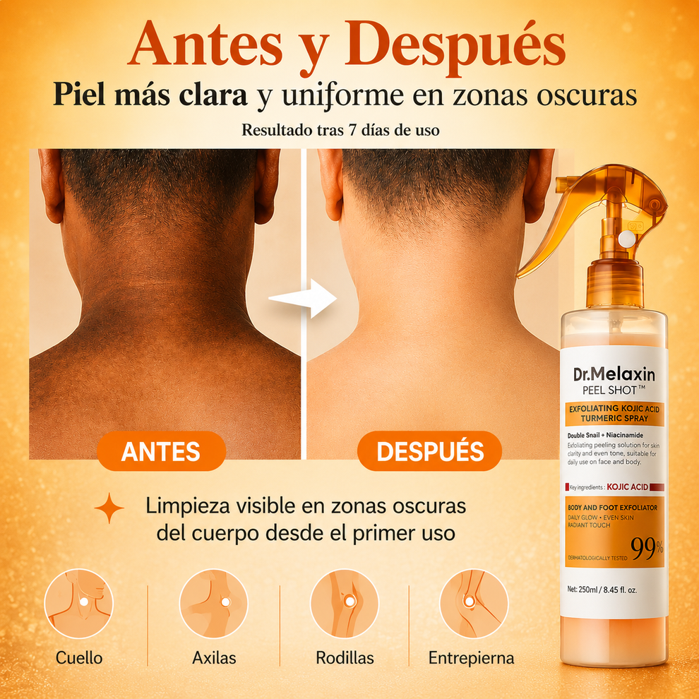 Exfoliante Corporal Revitalizante con Ácido Kójico y Cúrcuma