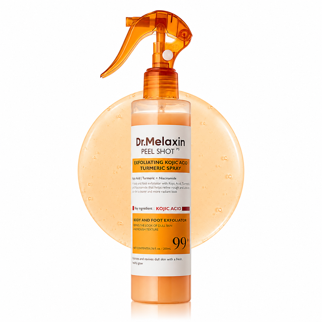 Dr. Melaxin – Spray Exfoliante con Ácido Kójico y Cúrcuma Peel Shot | 200 ml