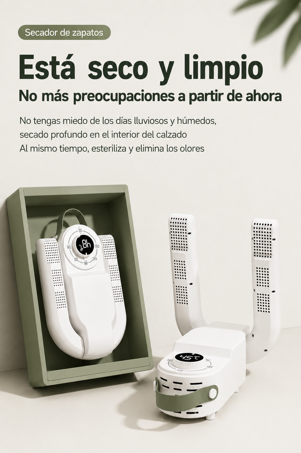 DryBoot 360° – Secador Eléctrico de Zapatos + Crema limpiadora GRATIS
