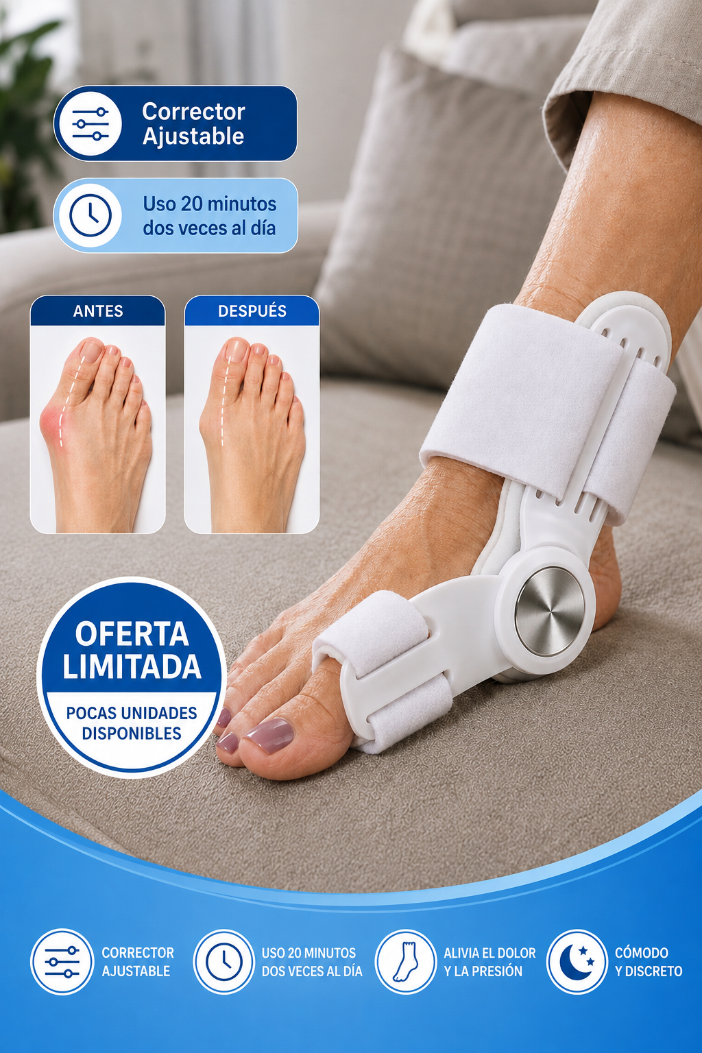 JuaneteFlex Pro™ - Par Corrector De Juanetes