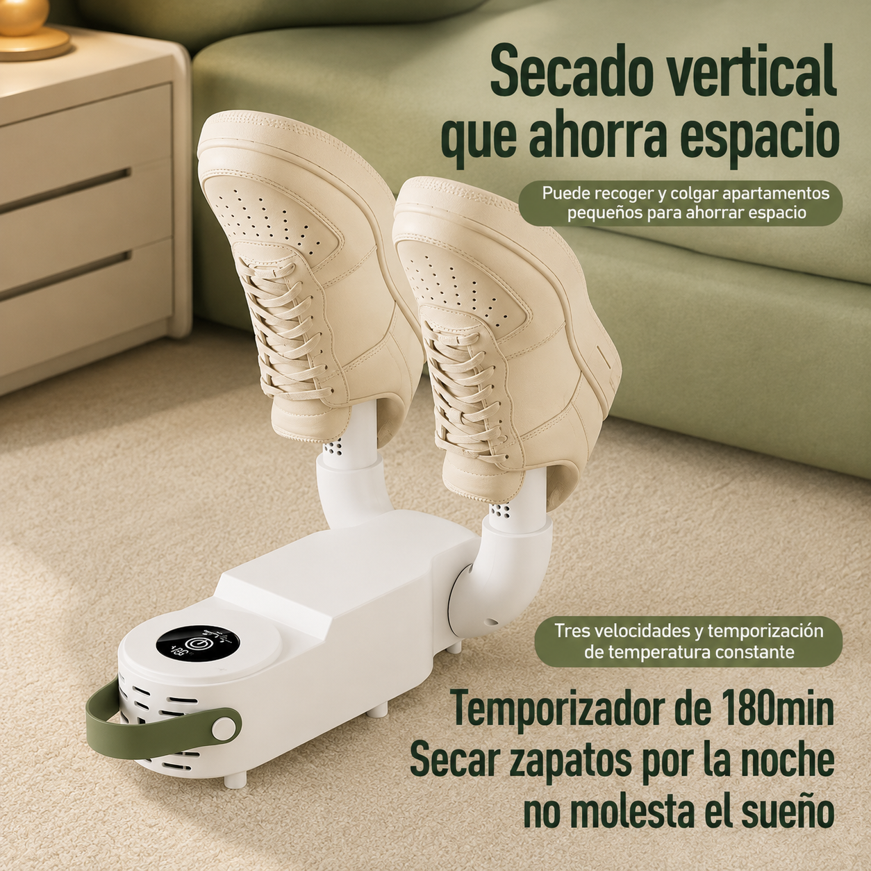 DryBoot 360° – Secador Eléctrico de Zapatos + Crema limpiadora GRATIS