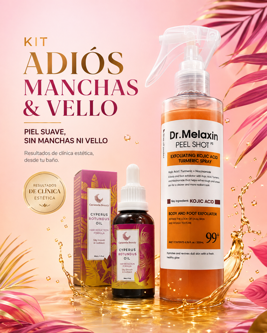 KIT ADIÓS MANCHAS & VELLO