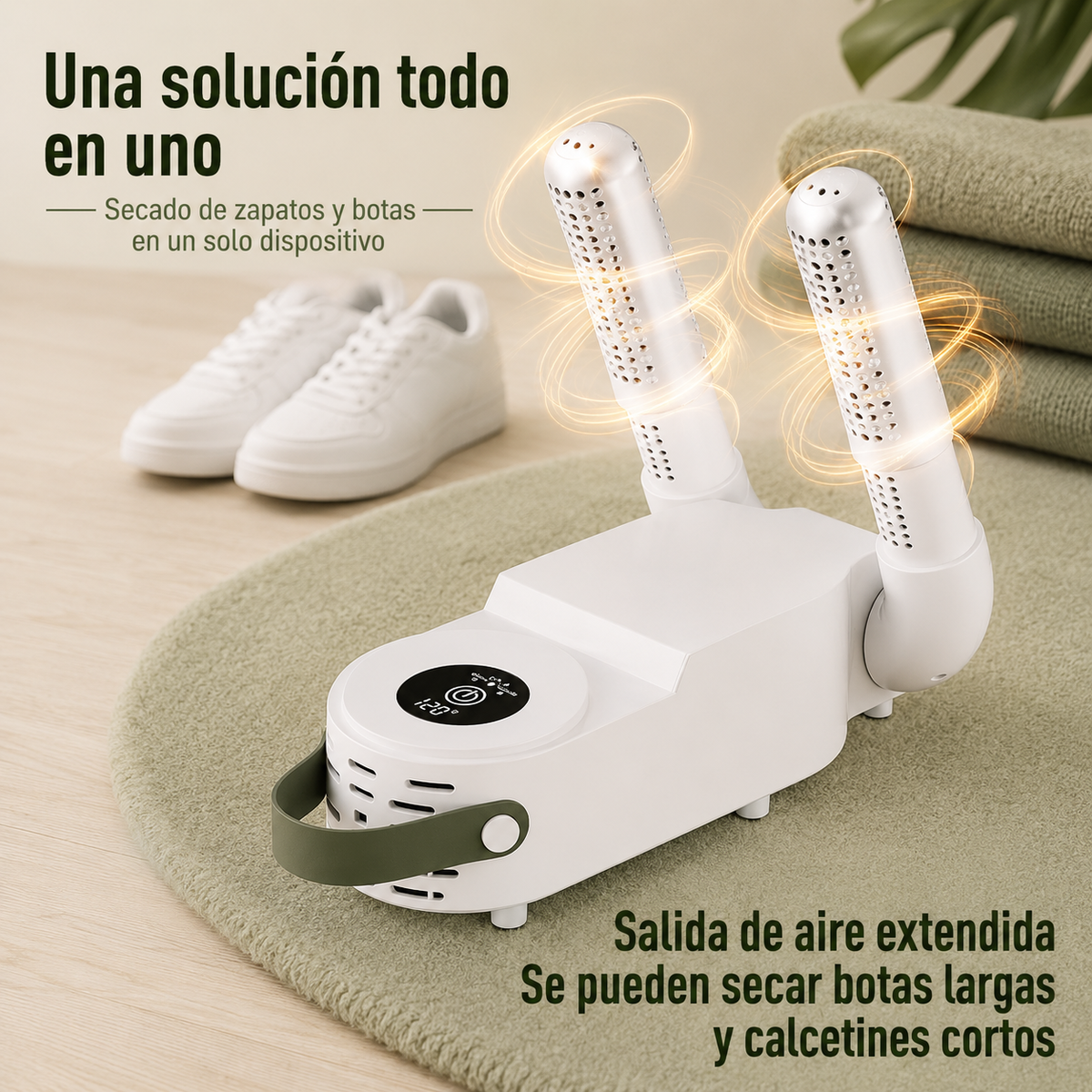 DryBoot 360° – Secador Eléctrico de Zapatos + Crema limpiadora GRATIS